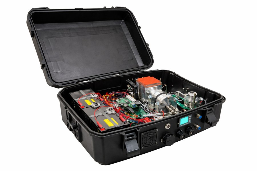 Analyseur de gaz portable — électronique intégrée